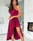 Honara - Elegante jurk in effen kleur