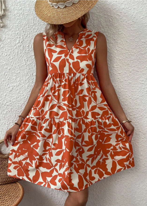 Elaris - Korte jurk voor dames met bloemenprint
