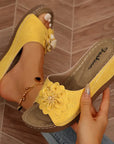 Nirelle - Sandalen met bloemen voor dames