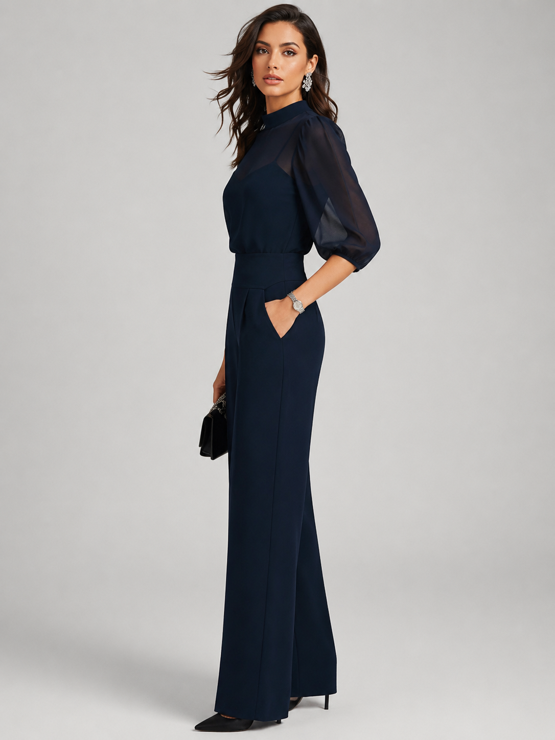 Amara | Drie-Delige Chiffon-Set