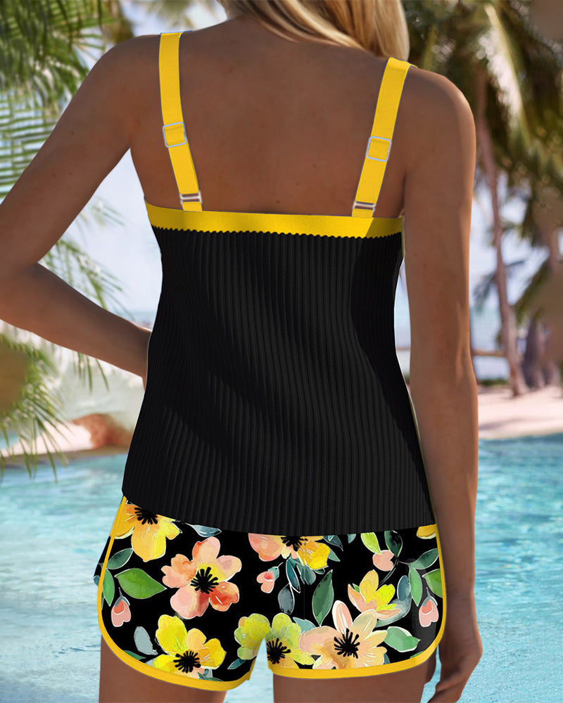 Laluna® | Stijlvol tweedelig tankini-set – Elegante badlook