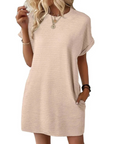 Aurellia - Zomerjurk voor dames met ronde hals en casual snit