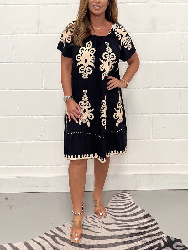 Freya - Zomerjurk met een unieke print