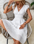 Darianne - Elegante getailleerde zomerjurk