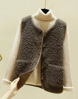 Tara - Warm Mouwloos Lamswollen Vest Voor Dames