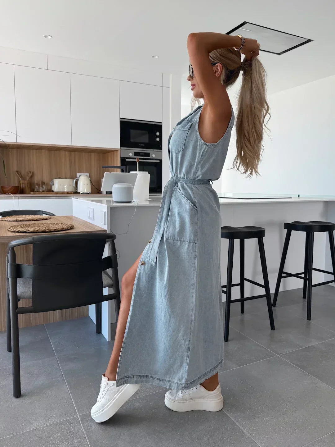 Diane - Maxi Denim Jurk