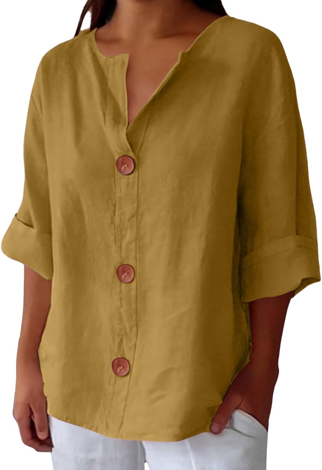 Dionelle - Linnen Casual Blouse