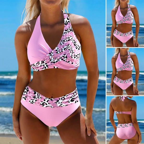 Elnora Kruis-Bikini – Verfijnde kruisdetails voor een elegante strandlook