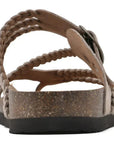 Dalyra - Dames orthopedische sandalen met verstelbare gevlochten banden