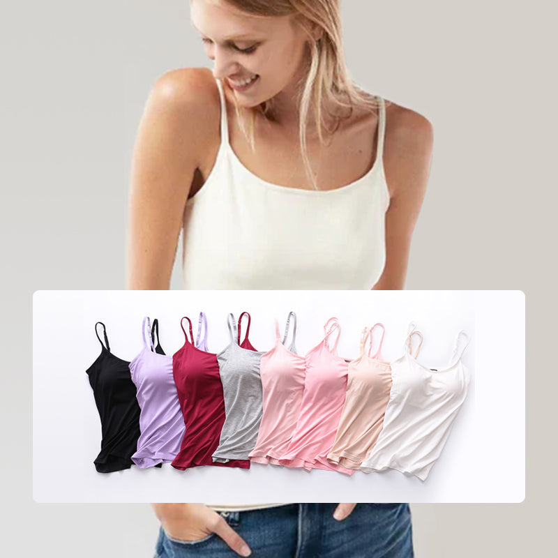 Monica - Tanktop met Ingebouwde Bh