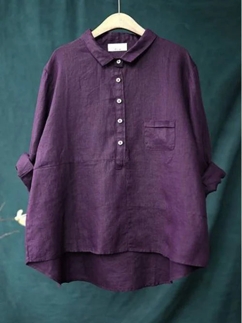Rahil -  Casual Long Sleeve Blouse
