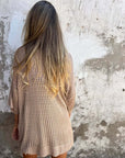 Delia - Gebreide top met V-hals