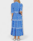 Corinna - midi-jurk met kettingmotief