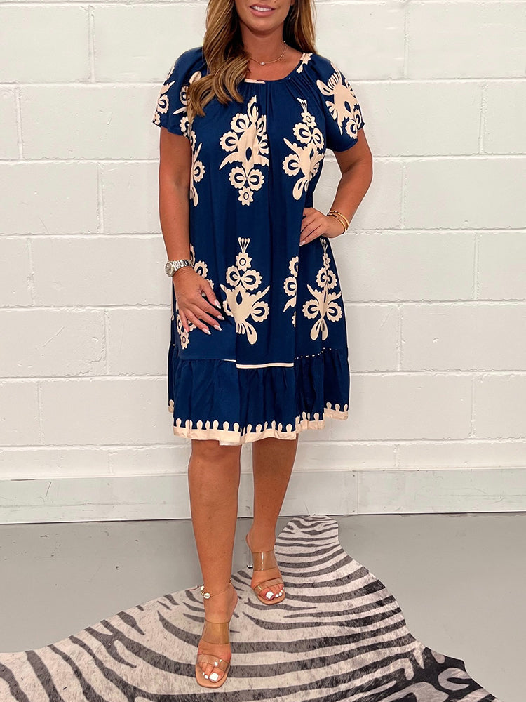 Freya - Zomerjurk met een unieke print