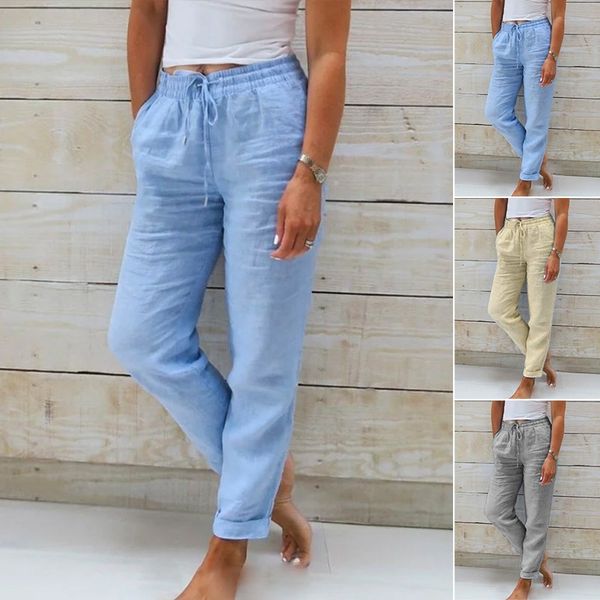 Tamina - Casual Broek met Trekkoorden