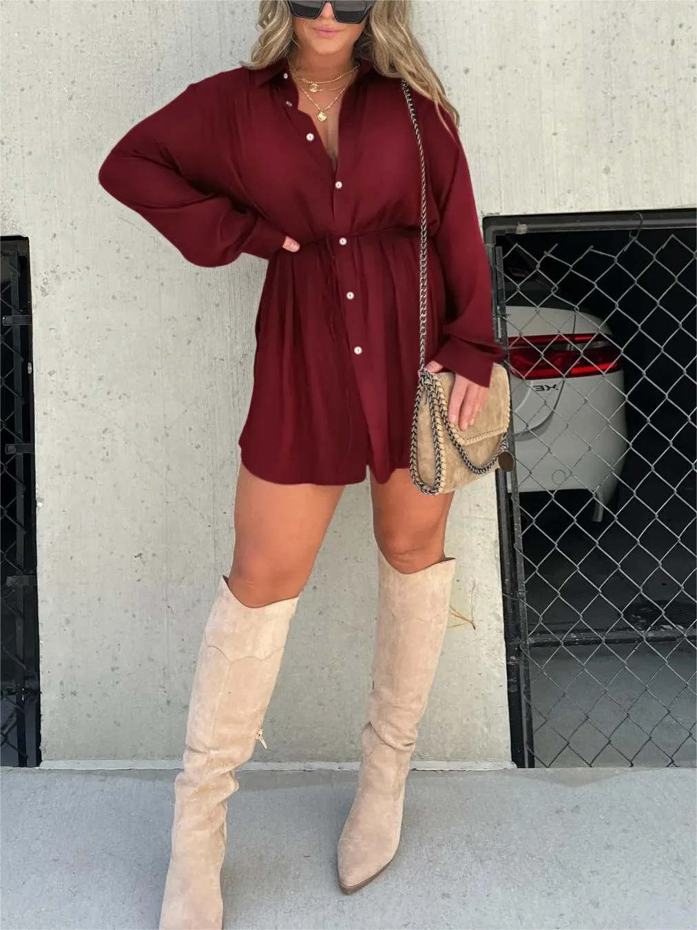 Demi - Satijnen korte jumpsuit