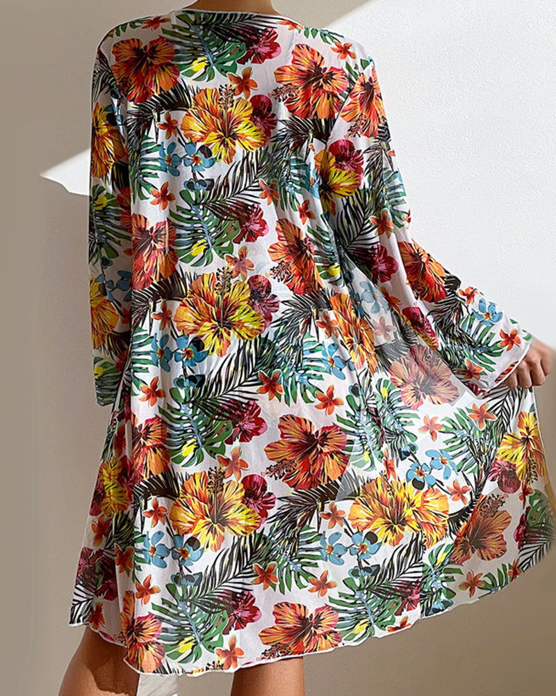 Glenda – Bikini met een mooie bloemenrok