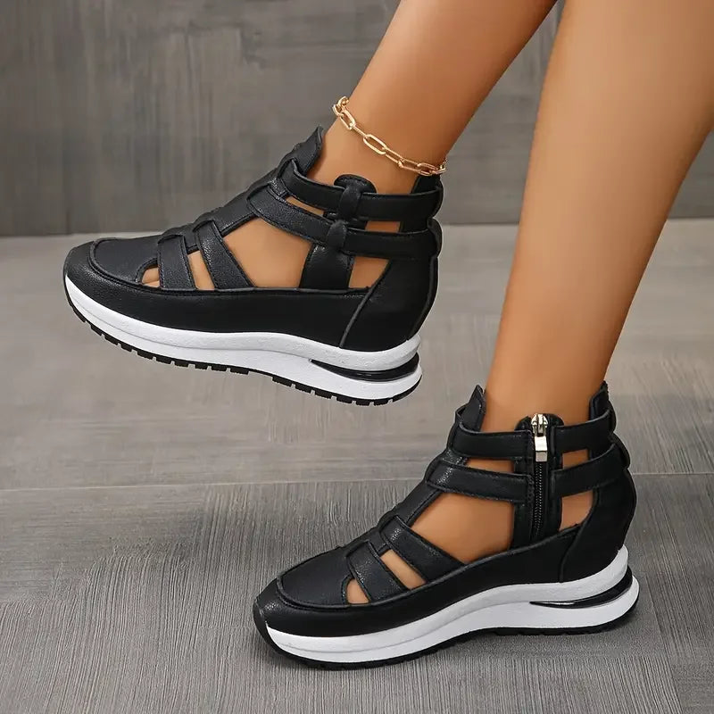 Romina - Elegante en lichtgewicht sandalen met sleehakken