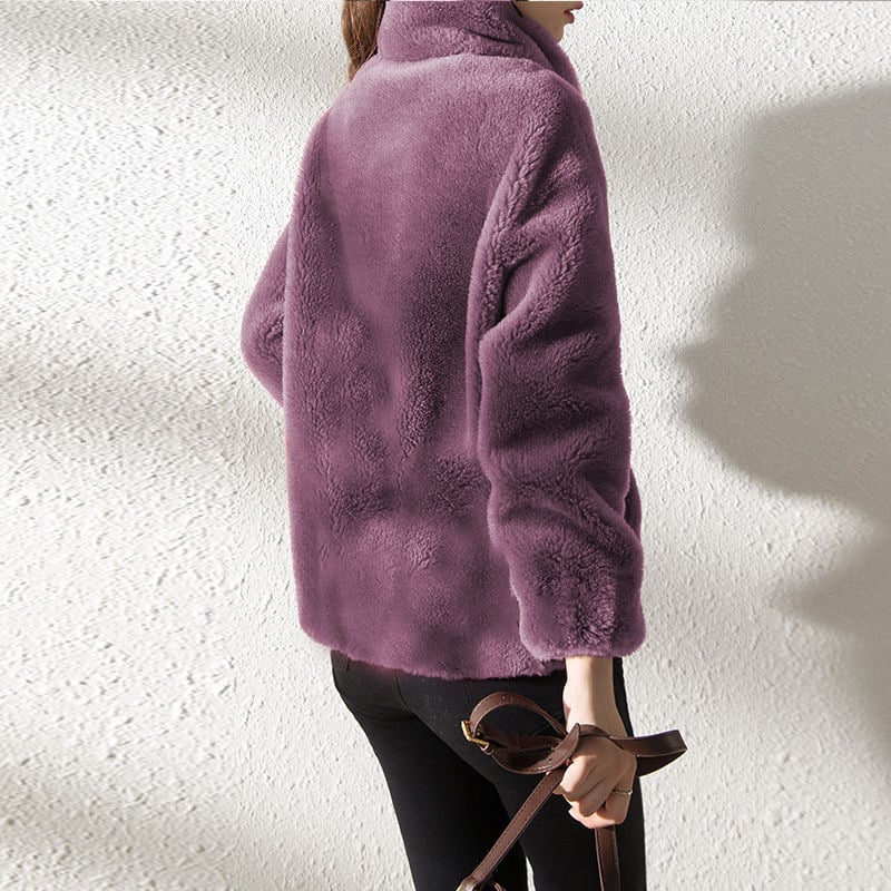 Lune - Fluffy teddy jas voor dames