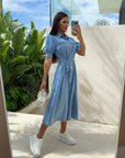 Daphne - Sunshine Denim Jurk