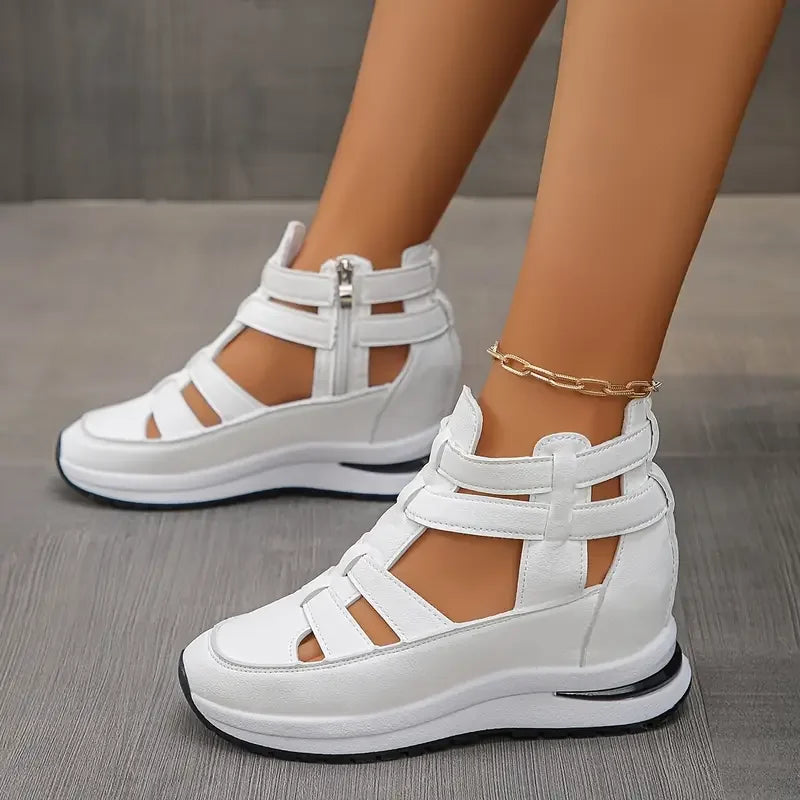 Romina - Elegante en lichtgewicht sandalen met sleehakken
