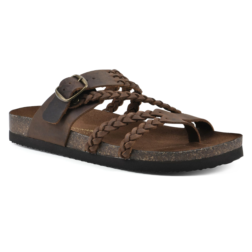 Adriana | Gevlochten Kurksandalen met Comfortvoetbed