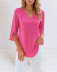 Rialta - Stijlvolle blouse met v-hals