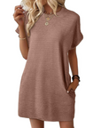 Aurellia - Zomerjurk voor dames met ronde hals en casual snit