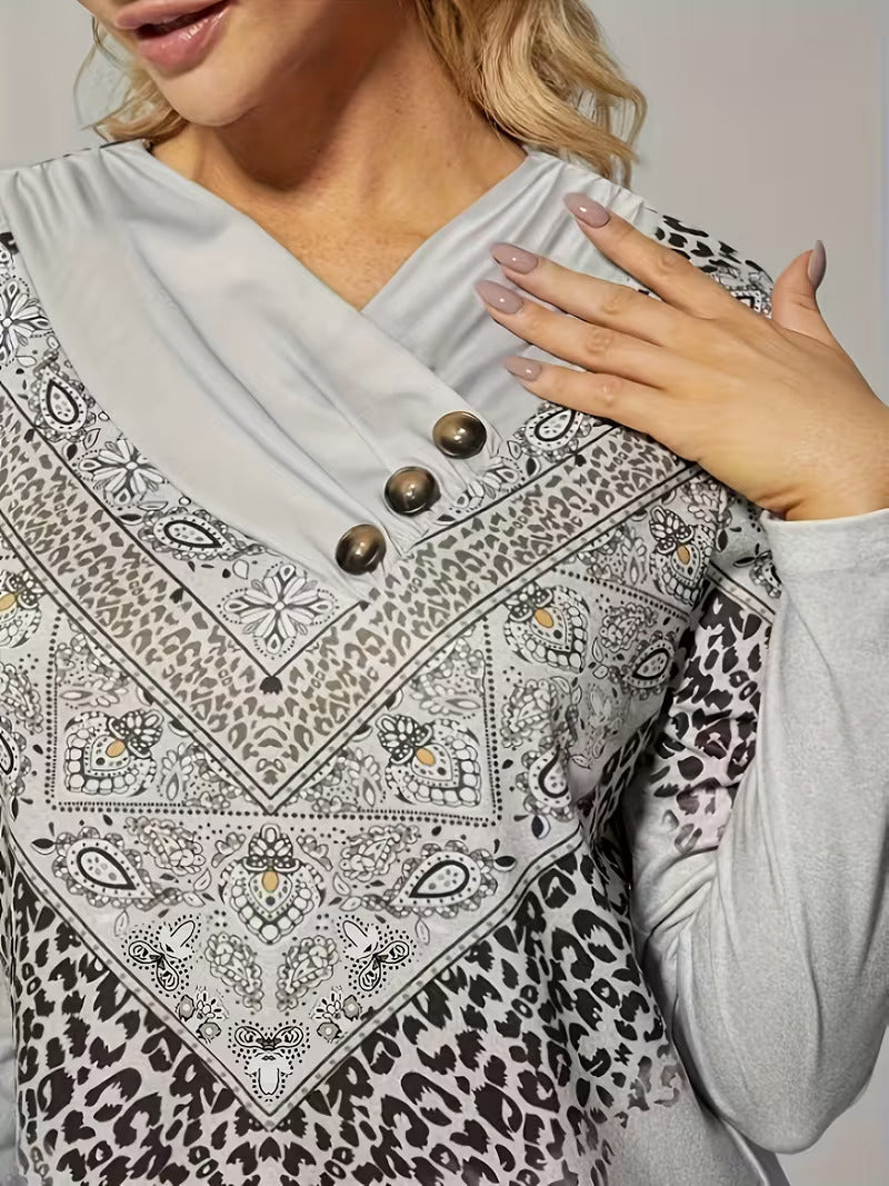 Noralivessa - Mini Jurk met Etnische Print