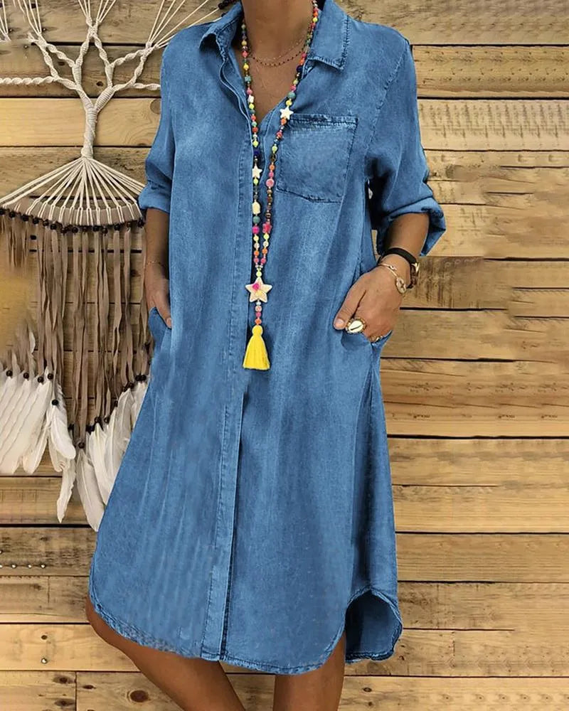 Eleora - Denim zomerjurk