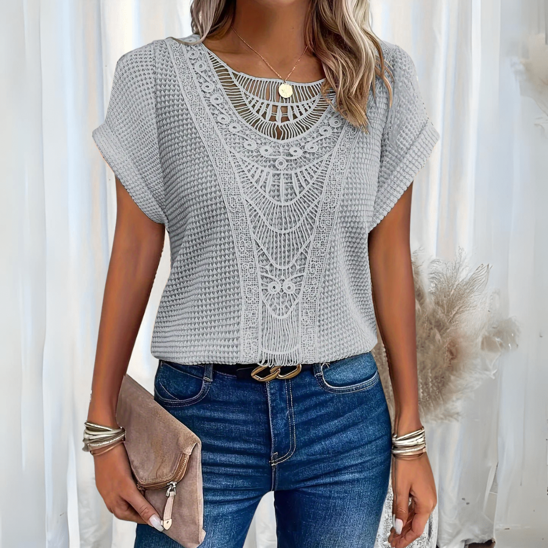 Aina - Elegante Ibiza-stijl blouse