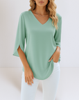 Rialta - Stijlvolle blouse met v-hals