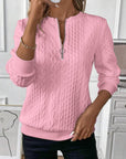 Sanne - Sweater met rits