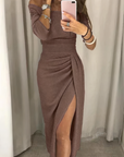 Jane - Off-shoulder glitterjurk