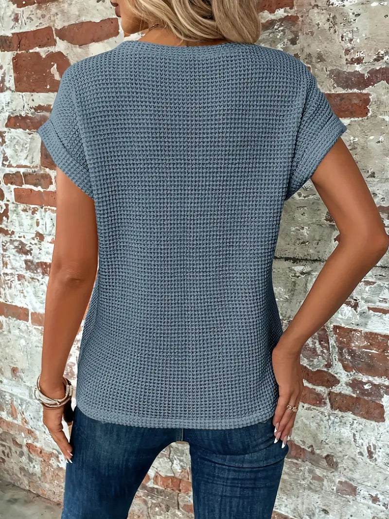 Anneloes - Casual T-shirt met korte Mouwen