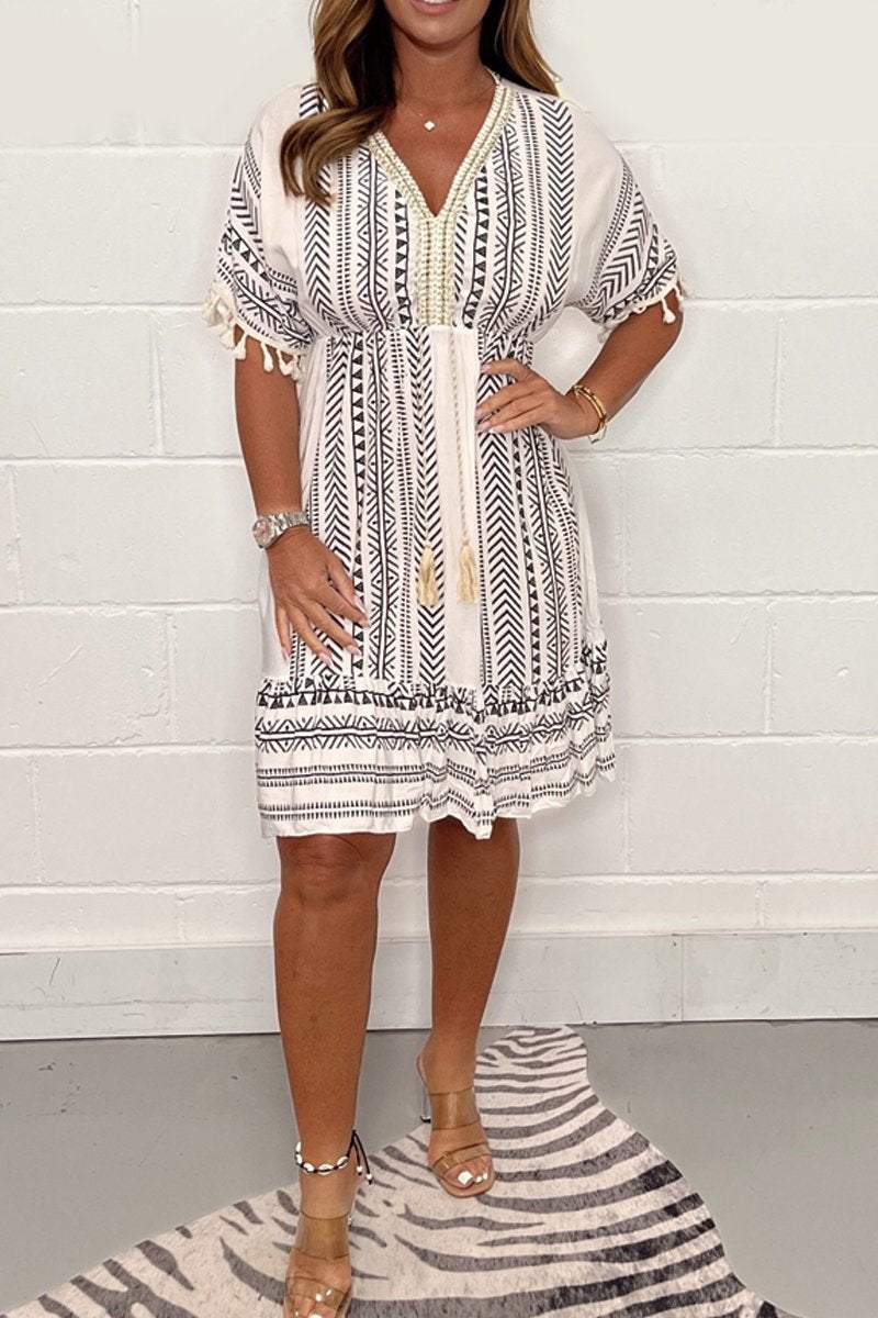 Gail - Prachtige boho zomerjurk voor vrouwen