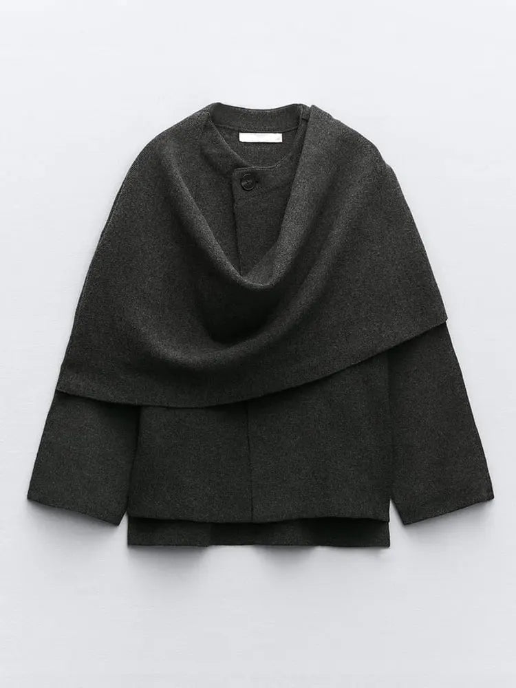 Macey - Classy Scarf Coat