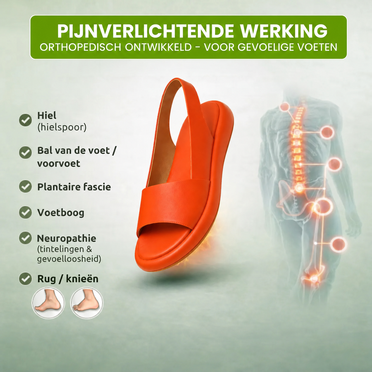 OrthoSandaal — Comfortsandalen | Slipvast &amp; Vederlicht