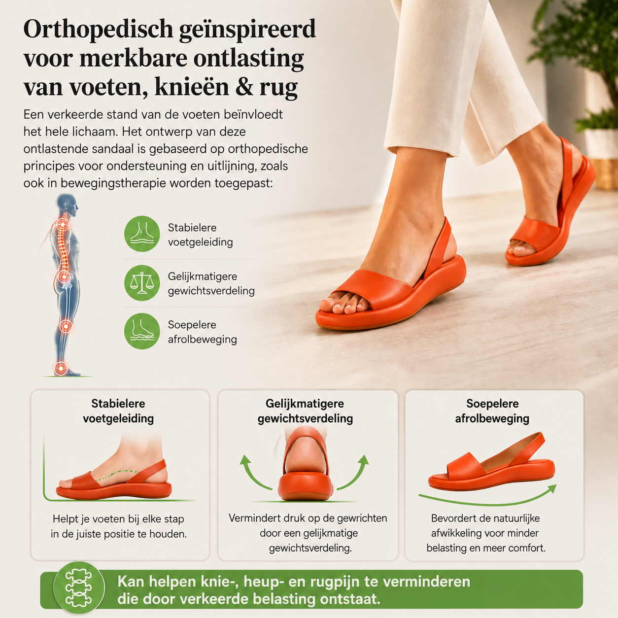 OrthoSandaal — Comfortsandalen | Slipvast &amp; Vederlicht
