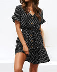 Zoe - Polka Dot Boho Beach Dress
