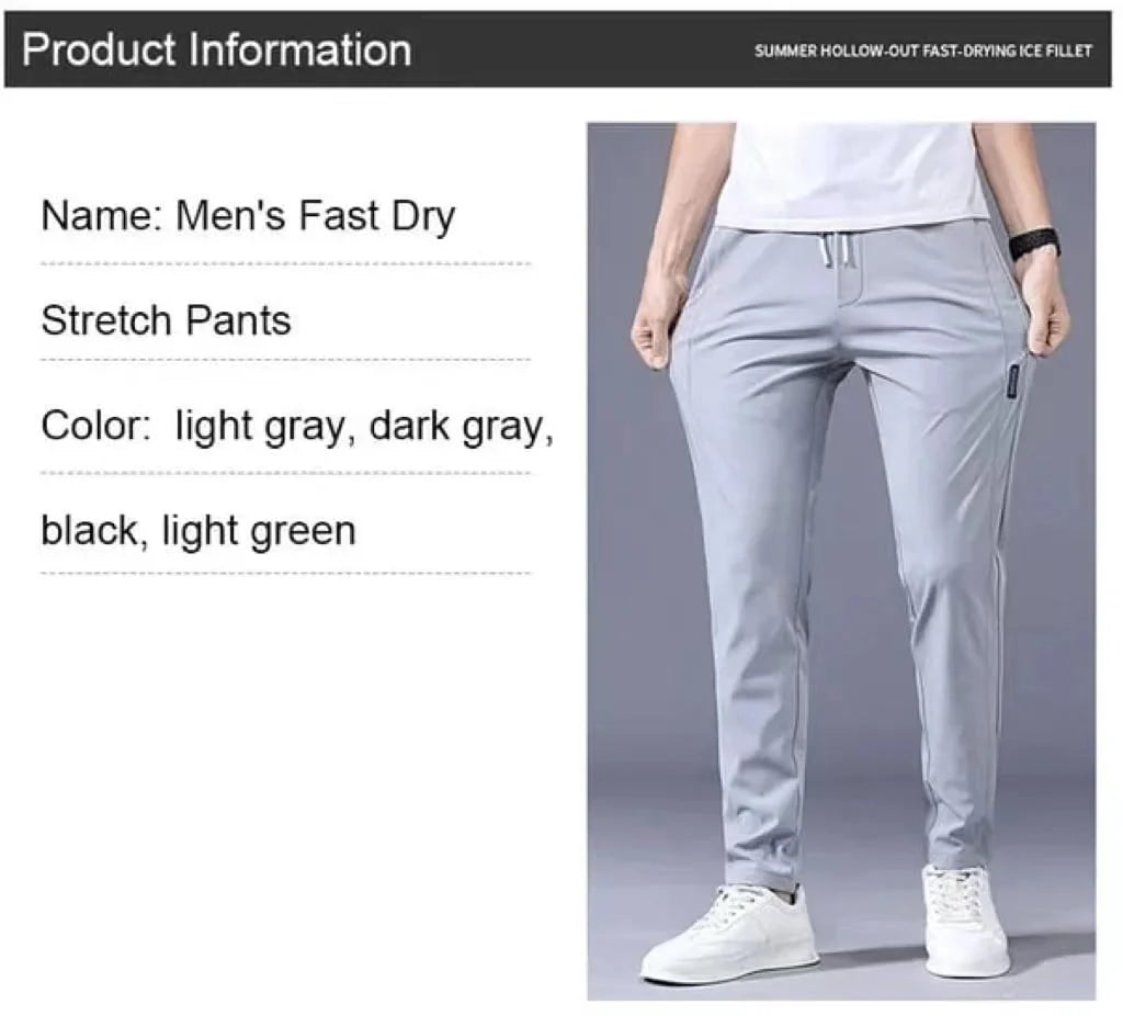Louis - Unisex sneldrogende stretchbroek