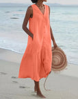 Sienna - Loose Dress With Pockets