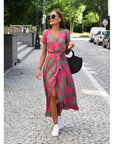 Amelie - V-Neck Split Dress