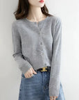 Antonia - Knitted Cashmere Cardigan