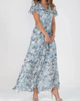 Paige - V-Neck Maxi Party Dress
