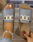 Nélia - Luchtige Comfort Sandalen met Grote Band