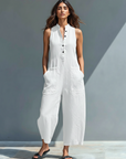 Soraya - Ruime Mouwloze Jumpsuit voor Vrouwen