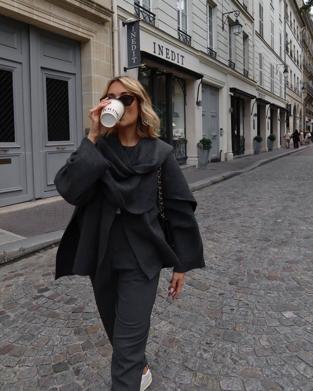 Macey - Classy Scarf Coat
