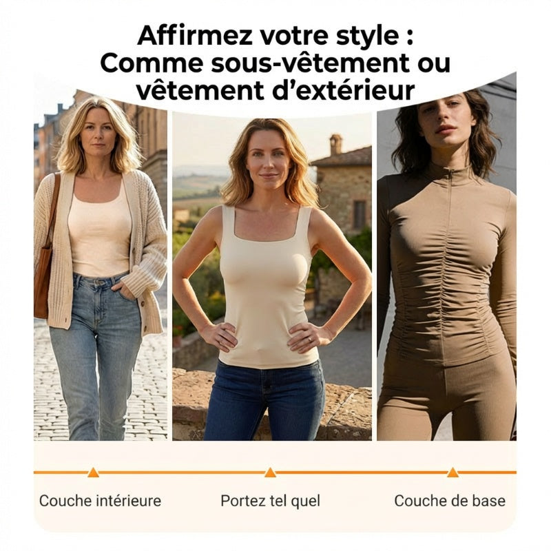 Primrose - Thermisch Tanktop voor Dames met Geïntegreerde Ondersteuning