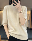 Felicity - Women Short Sleeve Knitted Sweater